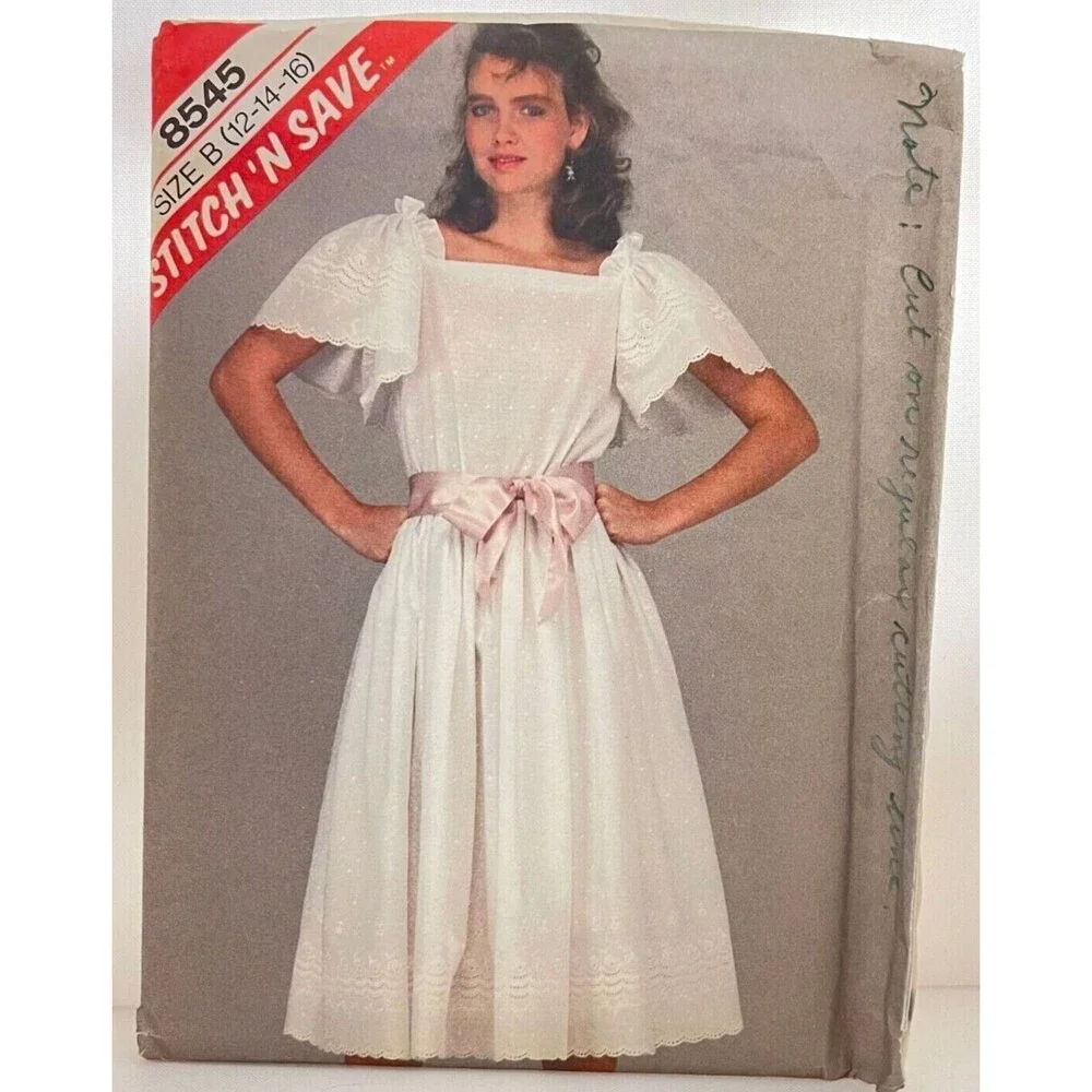 #8545 McCalls Misses Dress Sewing Pattern Size 12-16